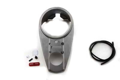 V-Twin Raw Two Light Dash Panel - 39-0953