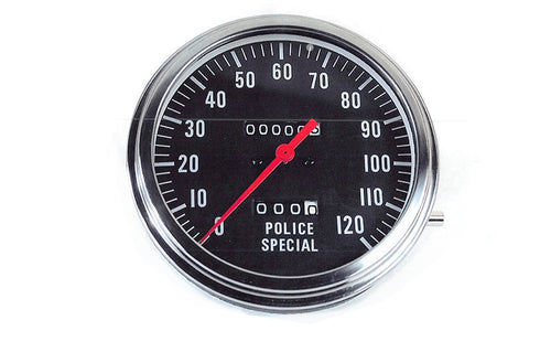 V-Twin Police Special Speedometer with 2:1 Ratio - 39-0985