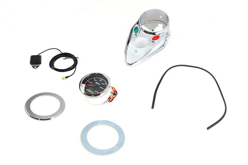 V-Twin 85mm GPS Speedometer Kit - 39-1133