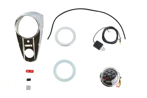 V-Twin 85mm GPS Speedometer Kit - 39-1134