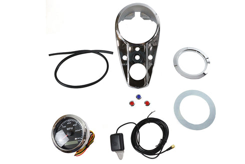 V-Twin 85mm GPS Speedometer Kit - 39-1148