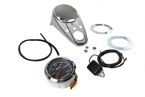 V-Twin 85mm GPS Speedometer Kit - 39-1148