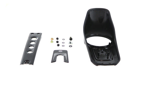 OE OE Softail Deluxe Dash Panel Black - 39-1176