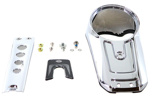 OE OE Softail Deluxe Dash Panel Chrome - 39-1177