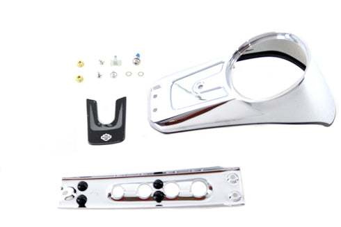 OE OE Softail Deluxe Dash Panel Chrome - 39-1177