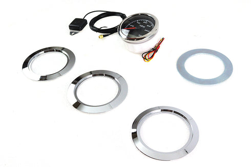 V-Twin 85mm GPS Speedometer Kit - 39-1280