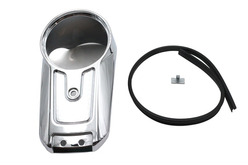 V-Twin FLSB Dash Panel Chrome - 39-1781