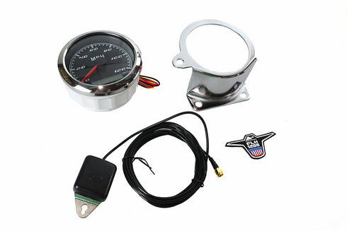 V-Twin 85mm GPS Speedometer Kit - 39-1782