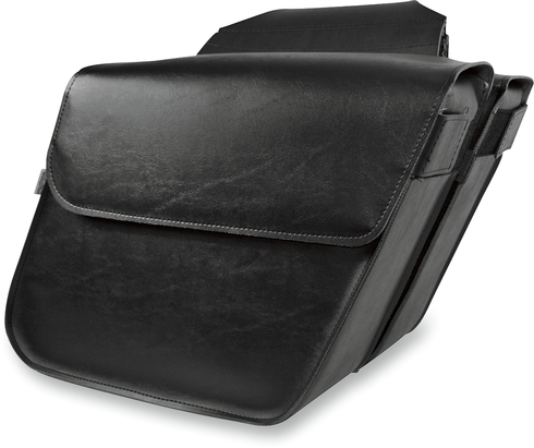 WILLIE & MAX LUGGAGE Raptor Saddlebag - Black - Standard Slant 58802-00
