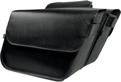 WILLIE & MAX LUGGAGE Raptor Saddlebag - Black - Super Slant 58803-00