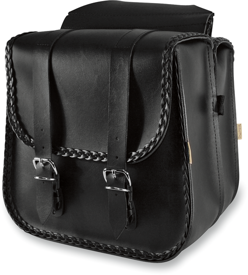WILLIE & MAX LUGGAGE Standard Braided Saddlebags - Black 58230-20