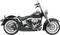 BASSANI XHAUST FireFlight Exhaust - Black - Softail 12123B