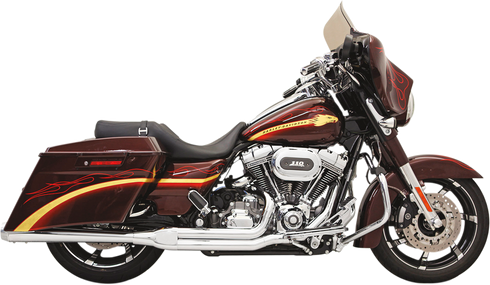 BASSANI XHAUST Road Rage 2:1 Exhaust - Chrome FLH-737