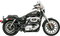 BASSANI XHAUST Radial Sweepers Exhaust System - Black - '86-'03 XL XL-FF12B