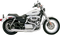 BASSANI XHAUST Road Rage Exhaust - Chrome - Short - '04-'13 XL 14112J