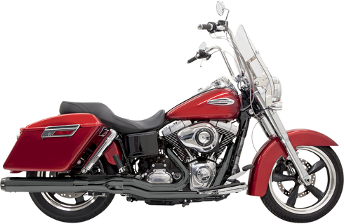 BASSANI XHAUST 2:1 Exhaust - Black - FLD 1D28RB