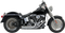 BASSANI XHAUST Pro Street Exhaust - Chrome - Turn Out - '86-'17 Softail 1S24D