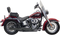BASSANI XHAUST Mega Power Exhaust - Black - Short - FXS/FLS 1S12RB