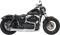 BASSANI XHAUST Mega Power Exhaust - Chrome - Short - '04-'13 XL with Mid/Forward Controls 1X22R