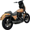 BASSANI XHAUST Road Rage 2:1 Exhaust - Black 1FXR2B