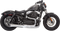 BASSANI XHAUST Mega Power Exhaust - Chrome - Short - '14-'21 XL with Mid/Forward Controls 1X32R