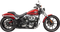 BASSANI XHAUST Sweeper Exhaust - Black/Black 1SD2FBB
