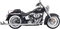 BASSANI XHAUST True Duals Exhaust System with Fishtail Mufflers - 36" - Softail - Baffle Included 1S66E-36