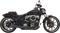 BASSANI XHAUST 2:1 Exhaust - Black 1S62RB