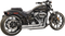 BASSANI XHAUST Pro Street Exhaust - Chrome - Softail 1S34D