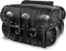 WILLIE & MAX LUGGAGE Warrior Saddlebag - Black - Studded - Black 58320-00