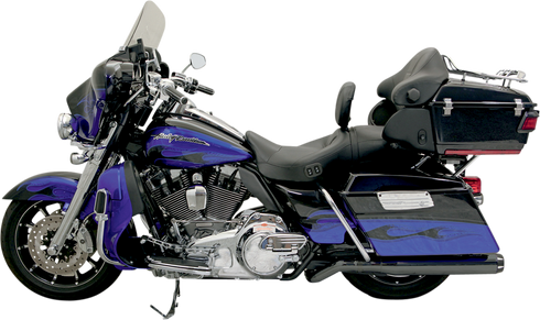 BASSANI XHAUST B1 Pseudo Muffler - Black - FL '09 - '16 1F59RB