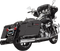 BASSANI XHAUST DNT Straight Can Mufflers for '95-'16 FL - Chrome/Black 1F7DNT5