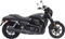 BASSANI XHAUST 4" Black Muffler - Straight/Long - XG500/750 1587LRB