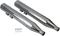 BASSANI XHAUST DNT Straight Can Mufflers for '95-'16 FL - Chrome 1F7DNT6