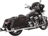 BASSANI XHAUST Fishtail Mufflers - Chrome - w/ Baffle - 33" - 95-'16 Touring 1F27E33