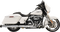 BASSANI XHAUST DNT Straight Can Mufflers for FL - Chrome/Black 1F72DNT5