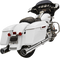 BASSANI XHAUST DNT Straight Can Mufflers for FL - Chrome 1F72DNT6