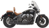 BASSANI XHAUST 2:1 Exhaust - Black - Short - Scout 8S12JB