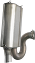 BASSANI XHAUST Muffler - Stainless Steel - Slingshot 6S17
