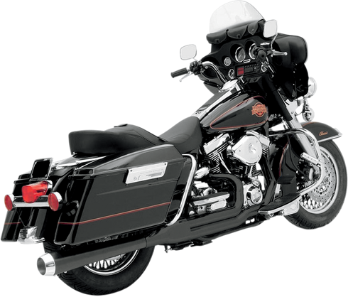 BASSANI XHAUST Heat Shield Set - Black HS-FLH-637CLB