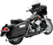 BASSANI XHAUST Heat Shield Set - Black HS-FLH-637CLB