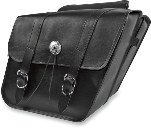 WILLIE & MAX LUGGAGE Slant Saddlebag - Black 58700-00