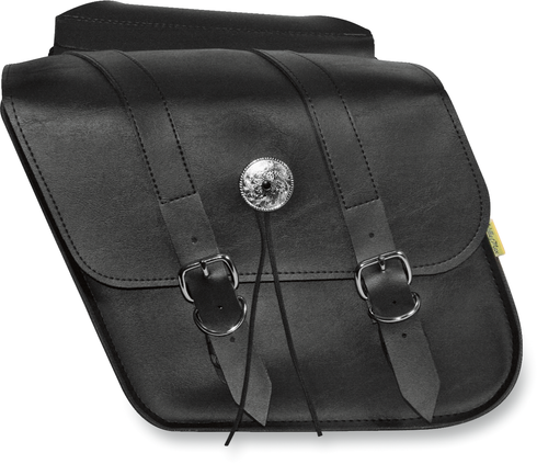WILLIE & MAX LUGGAGE Slant Compact Saddlebag - Black 58707-00