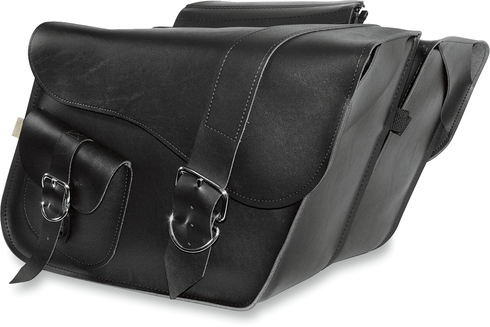 WILLIE & MAX LUGGAGE Ranger Slant Saddlebags - Large - Black 58750-00