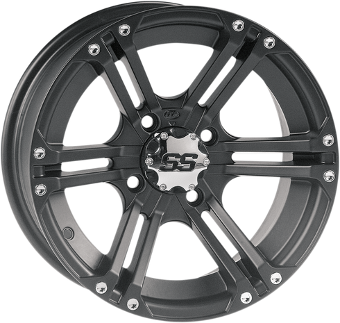 ITP Wheel - SS212 - Front/Rear - Black - 12x7 - 4/137 - 5+2 1228368536B
