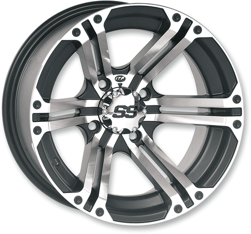 ITP Wheel - SS212 - Rear - Machined Black - 14x8 - 4/110 - 3+5 1428373404B