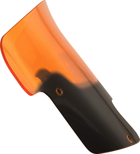 KLOCK WERKS Kolor Flare™ Windshield - 8" - Orange - Indian KWW-04-0628