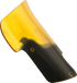 KLOCK WERKS Kolor Flare™ Windshield - 8" - Yellow - Indian KWW-04-0629