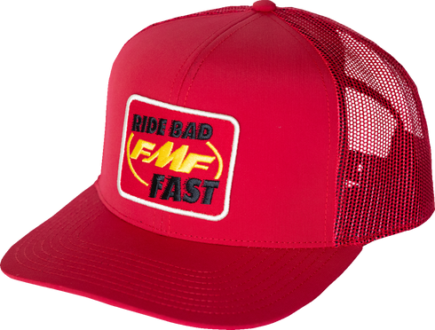 FMF Ride Bad Fast Hat - Red FA24196908RED