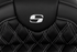 SADDLEMEN Roadsofa™ Seat - with Backrest - Silver Stitch - FL '08-'23 808-07B-182B5